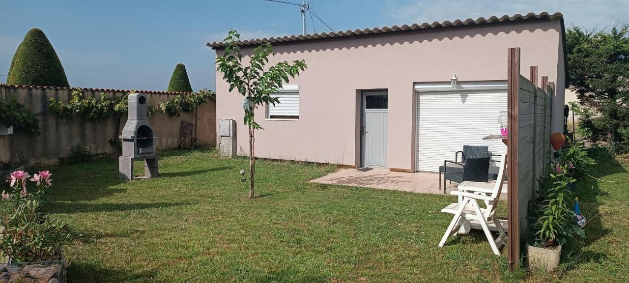 Charmante Maison Avec Piscine Anneyron Bagian luar foto